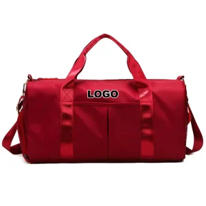 Custom Waterproof Polyester Sports Travel Bag with Dry Wet Separation for Men & Ladies Gym Duffel Bag