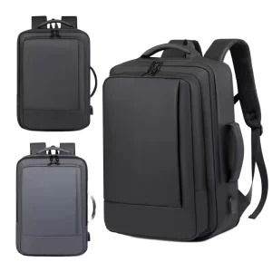 Custom Waterproof USB Men’s Computer Student Bag New Business School Office Laptop Backpacks