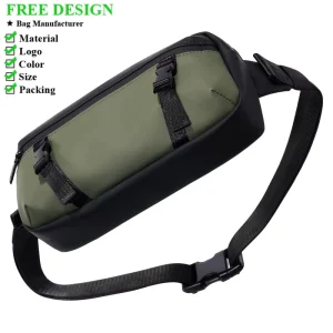 Custom Waterproof and Wear Resistant Nylon Large Capacity Multifunctional Men’s Chest Bag