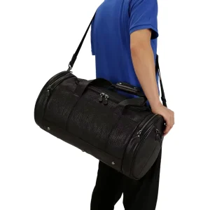 Custom Weekend Duffel Bags Carry Garment Waterproof Leather Large Capacity Luggage Travel Bags for Men