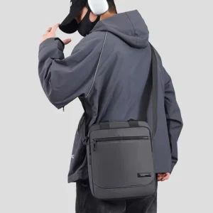 Custom Zipper High Quality Vintage Men’s Shoulder Bags Unisex Casual Travel Fashion Messenger Bag