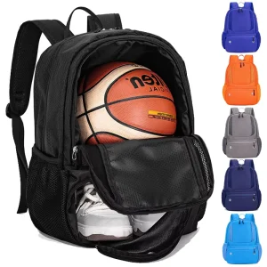 Custom logo Outdoor Basketball Backpack Men’s Casual Sports Travel Football Gym Bag Youth School Soccer Team Bag Backpack