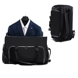 Customizable Garment Bag Convertible Carry-On Garment Travel Duffel Bag Backpack Large Set Men’s and Women’s Bags