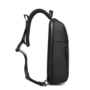 Customizable Men’s Fashionable High-end Business Commute Crossbody Chest Bag Large Capacity Multi-functional Zipper
