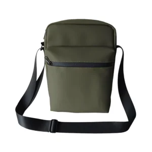 Customizable PU Leather Men’s Shoulder Messenger Crossbody Sling Bag Luxury Waterproof Large Capacity Multifunction Travel Bag