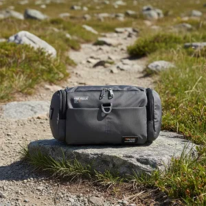 Customizable Tough Men’s Waist Bag Guangzhou Factory Direct High Quality Fashion Design with Multiple Zippered Pockets