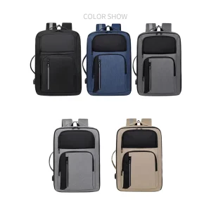 Customize 15.6inch Laptop Backpack for Travel Water Resistant College Backpack for Men Women Laptop Bag with USB Charging Port