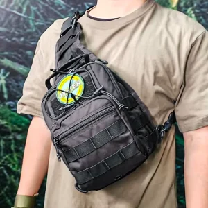 Customized Chest Bag Pack Logo Men’s Rip-Away Multifunction Tactical Backpack Single Shoulder Sling Wear-Resisting Crossbody