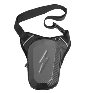 Customized EVA Hard Shell Bag Men’s Shoulder Crossbody Bag Waterproof Nylon+EVA Outdoor Sports Leg Bag