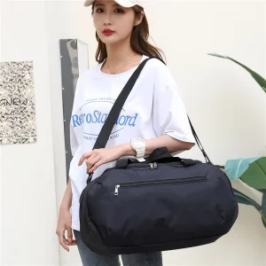 Customized Gym Travel Bag Men’s Shoulder Sports Duffle Bag Female Portable Large capacity Yoga Bag Printed Logo