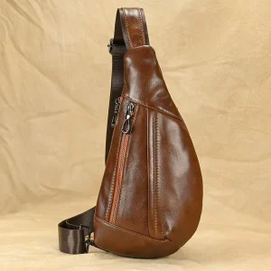 Customized High Quality Fashionable Men Simple Sling Bag Crossbody Chest Bag