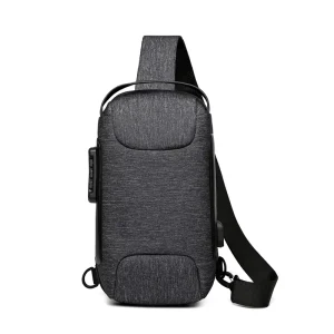 Customized LOGO BLH Model 05 Fashion Portable Oxford USB Charging Port Mini Chest Bag Travel Office Supplies Multi Men’s