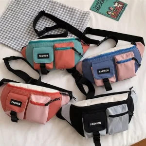 Customized LOGO Fashion Leisure Daily Travel Portable Crossbody Bag Work Commuting Large Capacity Men’s and Women’s Chest Bag