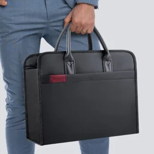 Customized Large Capacity Laptop Handbag Waterproof Oxford Fabric Business Handbag Portable Briefcase