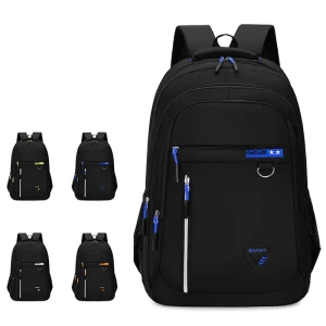 Customized Large Capacity Oxford Waterproof Laptop Backpack Business Travel Laptop Bag Men’s Laptop Backpack Boy’s Schoolbag
