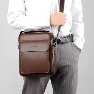 Customized Leather Shoulder Bag Travel Crossbody Bags Shoulder Men Sports Chest Bag