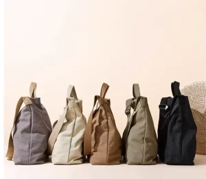 Customized Logo Eco Friendly Heavy Duty Cotton Canvas Tote Bag for Men Grocery Promotional Shopping