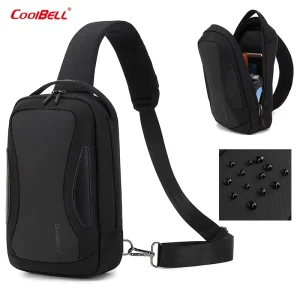 Customized Logo Fashion Business Sling Bag Waterproof Cross Body Large Capacity Durable Men’s Chest Bag
