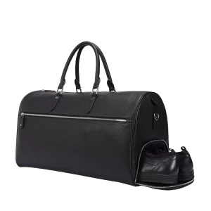 Customized Logo Full Grain Leather Handbag Business Travel Bag for Men