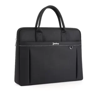 Customized Logo Manufacturer Business Travel Notebook Bag Waterproof File Storage Meeting Bag Men’s Oxford Cloth Briefcase