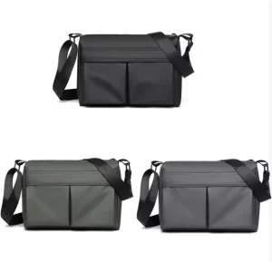 Customized Logo Men’s Casual Shoulder Bags Multi-pocket Messenger Crossbody Sling Bag