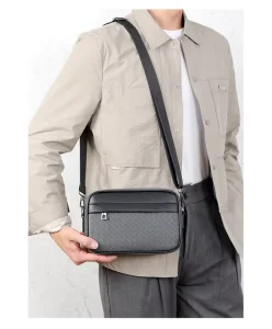 Customized Luxury Design Business Messenger Bag Crossbody Flap Bags Shoulder Bag Handbag For Men PU Unisex PU Leather