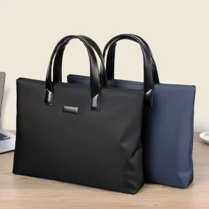 Customized Men’s Messenger Waterproof Computer Tote Bag Fashion Solid Color Business Briefcases Laptop Bag for Men