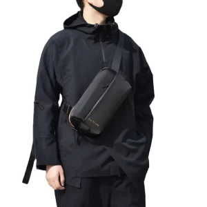 Customized Men’s PVC Fashionable Cross Body Travel Bag Single Shoulder Hanging Chest Bag with Tablet Computer Storage