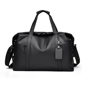 Customized Men’s Waterproof Oxford Polyester Lining Weekender Travel Duffel Gym Bag Casual & Sporty Style