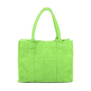 Customized Summer Tote Bags for Men and Women Oversized Terry Cloth Beach Totes With Tassel