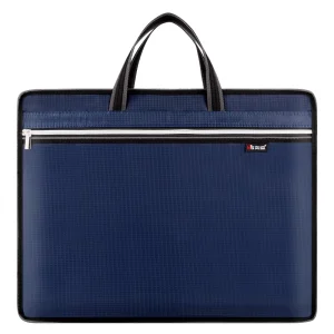 Customized logo Enlarged Size Business Tote Bag A3 File Bag Waterproof Men’s Business Briefcase Work Package Public Bag