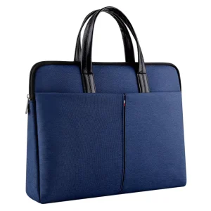 Customized logo File Bag with Handle Portable Briefcase Folder Business Meeting School Office Simple Notary Bag