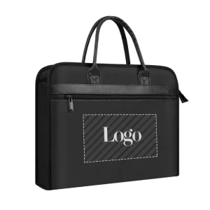 Customized logo Oxford Cloth Tote Bag 15.6 inch Laptop Briefcase Executive Meeting Document Organizer for Men