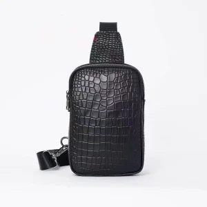 Daily Lift Man Crossbody Bag Versatile Fashionable Leather Design Sport Fanny Pack