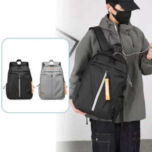Design Custom Fashion Casual Oxford Anti Theft Zipper Softback Travel Waterproof Laptop Backpacks for Men 20-39L Capacity