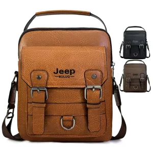Designer Custom Logo Crossbody Bag Waterproof Fashion Leather Shoulder Bags Men Messenger Bag