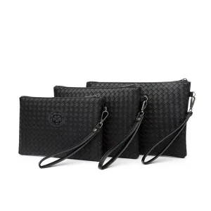 Designer Men’s Handbags Purses and Handbags logo PU Leather Hand Bag for Men