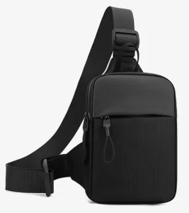 Designer Small Men’s Messenger Bag Custom Logo Waterproof Side Bag for Men Sport Travel Chest Bag