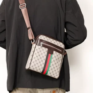 Designer Vintage Men’s Messenger Bags High Quality Stylish Luxury Men’s Crossbody Bags