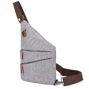 Direct Factory Custom Unisex Water Repellent Women’s Men’s Slim Anti-Theft Single Shoulder Cross Body Sling Bag