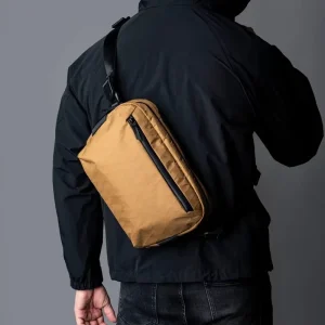 Direct Factory Custom Waterproof X Pac Men’s Chest Bags With Tech Organizer Travel Messenger Cross Body Sling Chest Bag For Men
