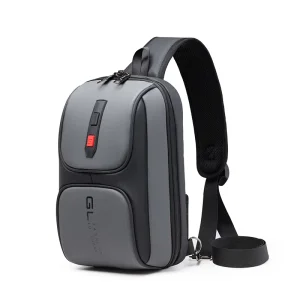 Direct Factory New Men’s Vintage Fashion Nylon Casual Sports Waist Bag Messenger Chest Crossbody Zipper Waterproof