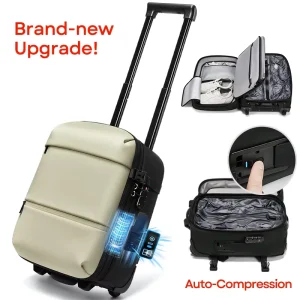 Dry Wet Areas Business Travel Bags for Men Women Multiple Compartments TSA Lock 2 in 1 Design Waterproof Backpack