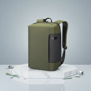 Durable 15.6 inch Men’s Polyester Portable Laptop Backpack Daily Use Sleeve Compartment 25 Litre Capacity Business Backpack