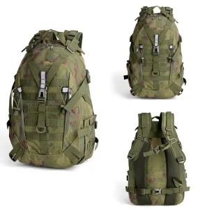 Durable 60L Tactical Backpack Rucksack Waterproof Large Molle Bag for Outdoor Camping Hiking Trekking Travel Gear