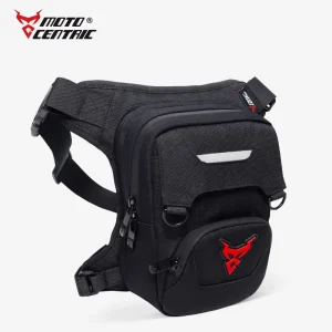 Durable ABS Hard Shell Sport Leg Bag Waterproof Motorcycle Pouch Men’s Belt for Motocross Racing Hiking Chest Waist