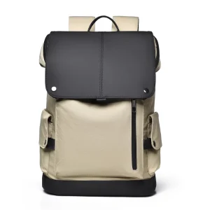 Durable Fabric Urban Commute Travel Backpack With 15.6 Inch Laptop Compartment for Men Casual School Bag