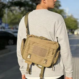 Durable Fashion Tactical Shoulder Bag Men’s Waterproof Crossbody Bag
