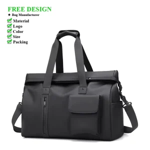 Durable Gym Bag for Business Trips Gym Commuting Large Capacity Men’s Travel Bag