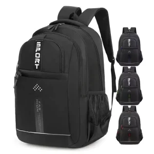 Durable Large Capacity Teenage Leisure School Bags Polyester Waterproof Students Casual Computer Laptop Backpacks for Men